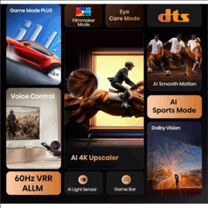 Televizorius|HISENSE|43 "|4K Ultra HD|3840 x 2160 pixels|Flat|16:9|LED|43A6Q - Image 9