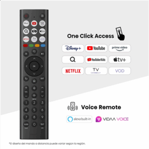 Hisense UHD Smart TV | 55A6Q | 55" | Smart TV | VIDAA OS | UHD | Black - Image 4