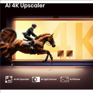 Hisense UHD QLED Smart TV | 43E7Q | 43" | Smart TV | VIDAA OS | UHD | Black - Image 7