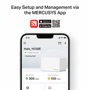 Mercusys BE3600 Whole Home Mesh Wi-Fi 7 System | Halo H25BE (2-pack) | 802.11ax | Ethernet LAN (RJ-45) ports 1 | Mesh Support Yes | MU-MiMO No | No mobile broadband - Image 7