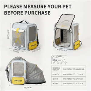 PETKIT | Pet Carrier | BP3 X ZONE | Grey - Image 8