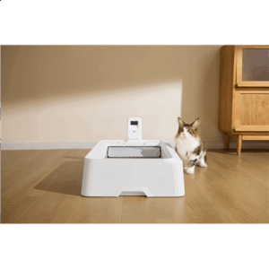 PETKIT Purobot Crystal Duo with Camera Self-Cleaning Cat Litter Box | White - Image 8