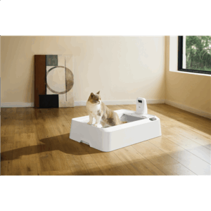PETKIT Purobot Crystal Duo with Camera Self-Cleaning Cat Litter Box | White - Image 9