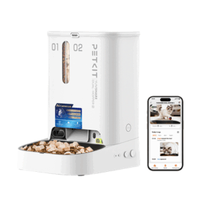 PETKIT YumShare Dual-hopper 2 Automatic Feeder with Camera | Capacity 5 L | Material ABS, 304 stainless steel | White