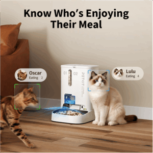 PETKIT YumShare Dual-hopper 2 Automatic Feeder with Camera | Capacity 5 L | Material ABS, 304 stainless steel | White - Image 2