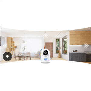 Reolink Smart Wi-Fi PT Indoor Security Camera | E331 | PTZ | 5 MP | F4mm/F1.6 | H.264 | Micro SD, Max. 512 GB - Image 3