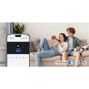 Reolink Smart Wi-Fi PT Indoor Security Camera | E331 | PTZ | 5 MP | F4mm/F1.6 | H.264 | Micro SD, Max. 512 GB - Image 6