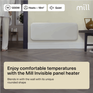 Mill | Heater | IB1200DN Steel | Panel Heater | 1200 W | Number of power levels 1 | Suitable for rooms up to 14-18 m² | White | N/A - Image 17