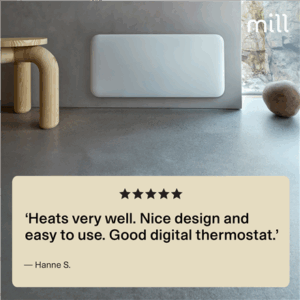 Mill | Heater | IB900DN Steel | Panel Heater | 900 W | Number of power levels 1 | Suitable for rooms up to 11-15 m² | White | N/A - Image 14