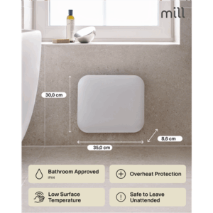 Mill | Heater | IB250 Steel | Panel Heater | 250 W | Number of power levels 1 | Suitable for rooms up to 2-5 m² | White - Image 9