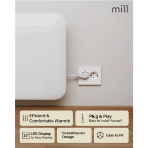 Mill | Heater | IB250 Steel | Panel Heater | 250 W | Number of power levels 1 | Suitable for rooms up to 2-5 m² | White - Image 8