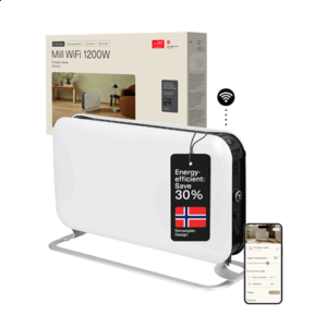 Mill | Heater | CO1200WIFI3 GEN3 | Convection Heater | 1200 W | Number of power levels 3 | Suitable for rooms up to 14-18 m² | White | N/A - Image 10