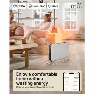 Mill | Heater | CO1200WIFI3 GEN3 | Convection Heater | 1200 W | Number of power levels 3 | Suitable for rooms up to 14-18 m² | White | N/A - Image 11