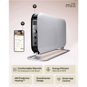 Mill | Heater | CO1200WIFI3 GEN3 | Convection Heater | 1200 W | Number of power levels 3 | Suitable for rooms up to 14-18 m² | White | N/A - Image 12