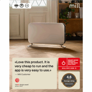 Mill | Heater | CO1200WIFI3 GEN3 | Convection Heater | 1200 W | Number of power levels 3 | Suitable for rooms up to 14-18 m² | White | N/A - Image 14