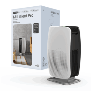 Mill | Silent Pro Air Purifier | APSILENT | Suitable for rooms up to 115 m² | 68.3 m³ | White/Black - Image 12