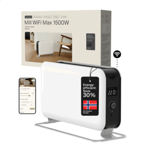 Mill | Portable Heater | CO1500MAXWIFI3 | Convection Heater | 1500 W | Suitable for rooms up to 14-18 m² | White | IPX4 - Image 8