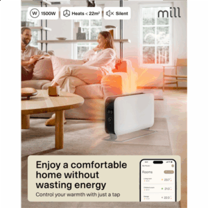 Mill | Portable Heater | CO1500MAXWIFI3 | Convection Heater | 1500 W | Suitable for rooms up to 14-18 m² | White | IPX4 - Image 9