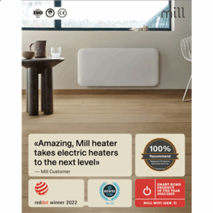 Mill Invisible Smart WiFi Heater | PA700WIFI4 | Panel Heater | 700 W | Suitable for rooms up to 9-12 m² | White | IPX4 - Image 11
