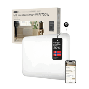 Mill Invisible Smart WiFi Heater | PA700WIFI4 | Panel Heater | 700 W | Suitable for rooms up to 9-12 m² | White | IPX4 - Image 7