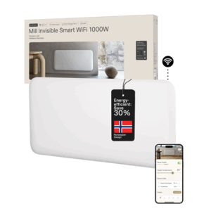 Mill Invisible Smart WiFi Heater | PA1000WIFI4 | Panel Heater | 1000 W | Suitable for rooms up to 12-16 m² | White | IPX4 - Image 7