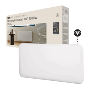 Mill Invisible Smart WiFi Heater | PA1500WIFI4 | Panel Heater | 1500 W | Suitable for rooms up to 18-22 m² | White | IPX4 - Image 2
