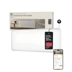 Mill Invisible Smart WiFi Heater | PA2000WIFI4 | Panel Heater | 2000 W | Suitable for rooms up to 24-28 m² | White | IPX4 - Image 8