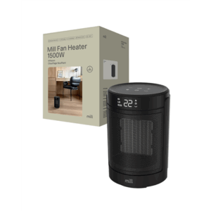 Mill FH1500BLACK | Ceramic fan heater | 1500 W | Suitable for rooms up to 22 m² | Black - Image 8