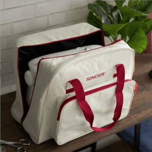 Singer Universal Carry Case, 25010000204 | Cream/Red - Image 2