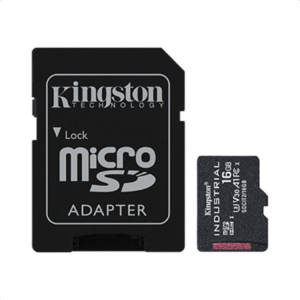 Kingston | UHS-I | 16 GB | microSDHC/SDXC Industrial Card | Flash memory class Class 10, UHS-I, U3, V30, A1 | SD Adapter - Image 2