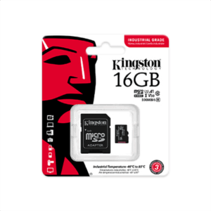 Kingston | UHS-I | 16 GB | microSDHC/SDXC Industrial Card | Flash memory class Class 10, UHS-I, U3, V30, A1 | SD Adapter - Image 4