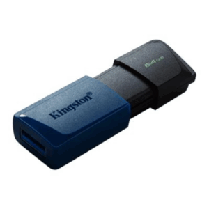 Kingston | USB 3.2 Flash Drive | DataTraveler Exodia M | 64 GB | USB 3.2 | Black/Blue - Image 3