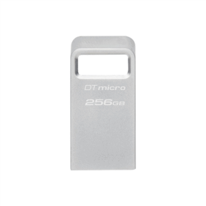 Kingston | USB 3.2 Flash Drive | DataTraveler micro | 256 GB | USB 3.2 | Silver - Image 2