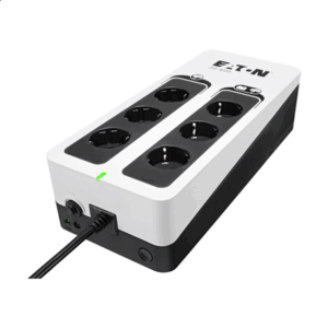 Eaton 3S Gen2 UPS DIN, 450 VA, 270 W, Input: Schuko, Outputs: (3) Schuko, (3) Schuko surge only, Tower | 3S450D - Image 2