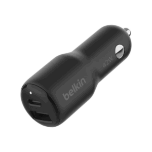 Belkin | BOOST CHARGE 42w-30w USB-C PD PPS + 12w USB-A Car Charger, | CCB005btBK - Image 3