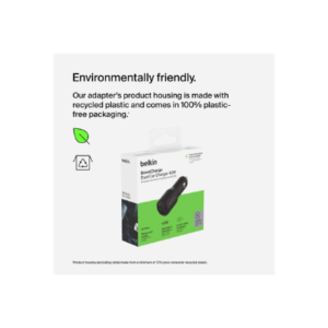Belkin | BOOST CHARGE 42w-30w USB-C PD PPS + 12w USB-A Car Charger, | CCB005btBK - Image 24
