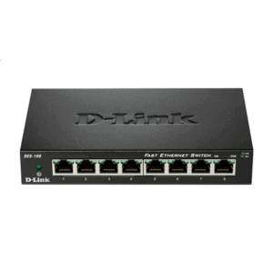 D-Link | Ethernet Switch | DES-108/E | Unmanaged | Desktop | 10/100 Mbps (RJ-45) ports quantity 8