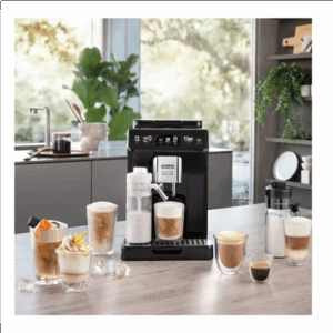 Delonghi Coffee Maker | ECAM450.55.G Eletta Explore | Pump pressure 19 bar | Built-in milk frother | Automatic | 1450 W | Grey - Image 5