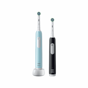 Oral-B | Electric Toothbrush | Pro Series 1 Duo | Rechargeable | For adults | Number of brush heads included 2 | Number of teeth brushing modes 3 | Blue/Black - Image 2