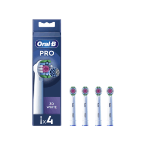 Oral-B | Replaceable toothbrush heads | EB18-4 3D White Pro | Heads | For adults | Number of brush heads included 4 | White - Image 2