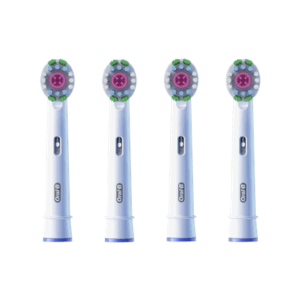 Oral-B | Replaceable toothbrush heads | EB18-4 3D White Pro | Heads | For adults | Number of brush heads included 4 | White - Image 3