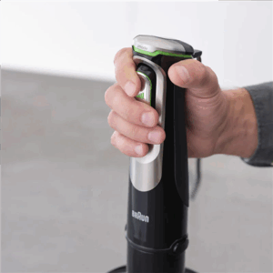 Braun | Hand Blender | MQ9138XI MultiQuick 9 | Hand Blender | 1200 W | Number of speeds 3 | Chopper | Ice crushing | Black/Stainless Steel - Image 4