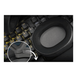 Corsair | Gaming Headset | HS65 | Wireless | Over-Ear | Microphone | Wireless | Carbon - Image 11