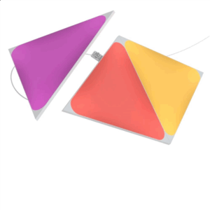 Nanoleaf | Shapes Triangles Expansion Pack (3 panels) | 1 x 1.5 W | 16M+ colours - Image 2