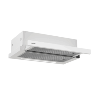 CATA Hood | TFH 6430 GWH | Telescopic | Energy efficiency class A+ | Width 59.8 cm | 391.5 m³/h | Electronic | LED | White - Image 3