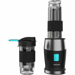 Cecotec Blender | Power Titanium 900 ProGo | Tabletop | 900 W | Jar capacity 2x0.57 L | Ice crushing | Black - Image 2