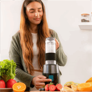 Cecotec Blender | Power Titanium 900 ProGo | Tabletop | 900 W | Jar capacity 2x0.57 L | Ice crushing | Black - Image 4