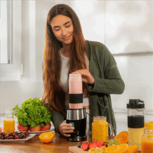 Cecotec Blender | Power Titanium 900 ProGo | Tabletop | 900 W | Jar capacity 2x0.57 L | Ice crushing | Black - Image 5