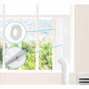 Insulated sliding window covering 163 x 35 cm for portable air conditioners - Image 4