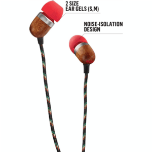 Marley | Earbuds | Smile Jamaica | Wired | In-ear | Microphone | Red - Image 4
